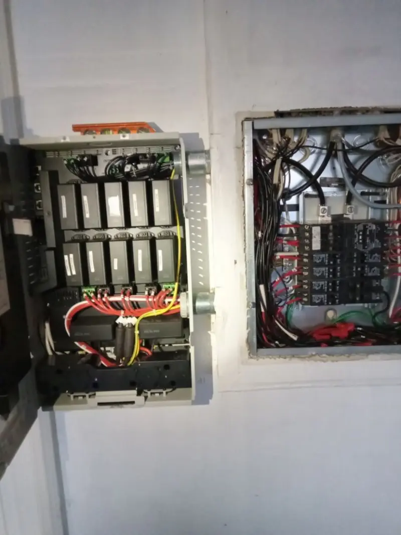 Electrical panel upgrade completed for Ring Doorbell Installation in Crescent Springs